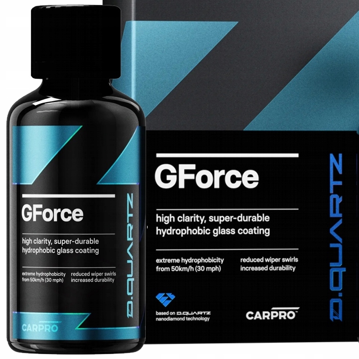 CarPro DQuartz GForce trwała powłoka do zabezpieczenia szyb 50ml
