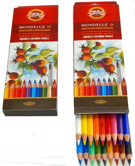 

Kredki Akwarelowe Mondeluz 18 Kol. Koh 3717 Liść