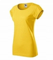 

Trendy Melanż koszulka damska -malfini- żółty 2XL