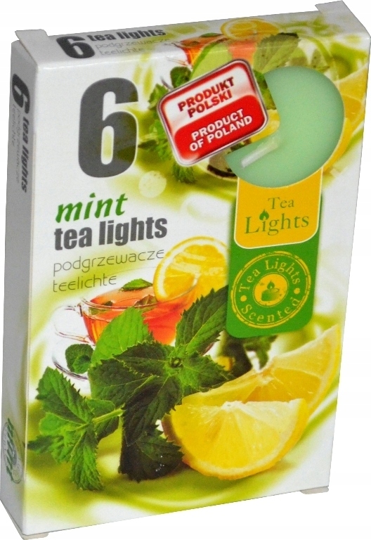 

Tealight Podgrzewacze 6 Szt Świeczki Mint 282