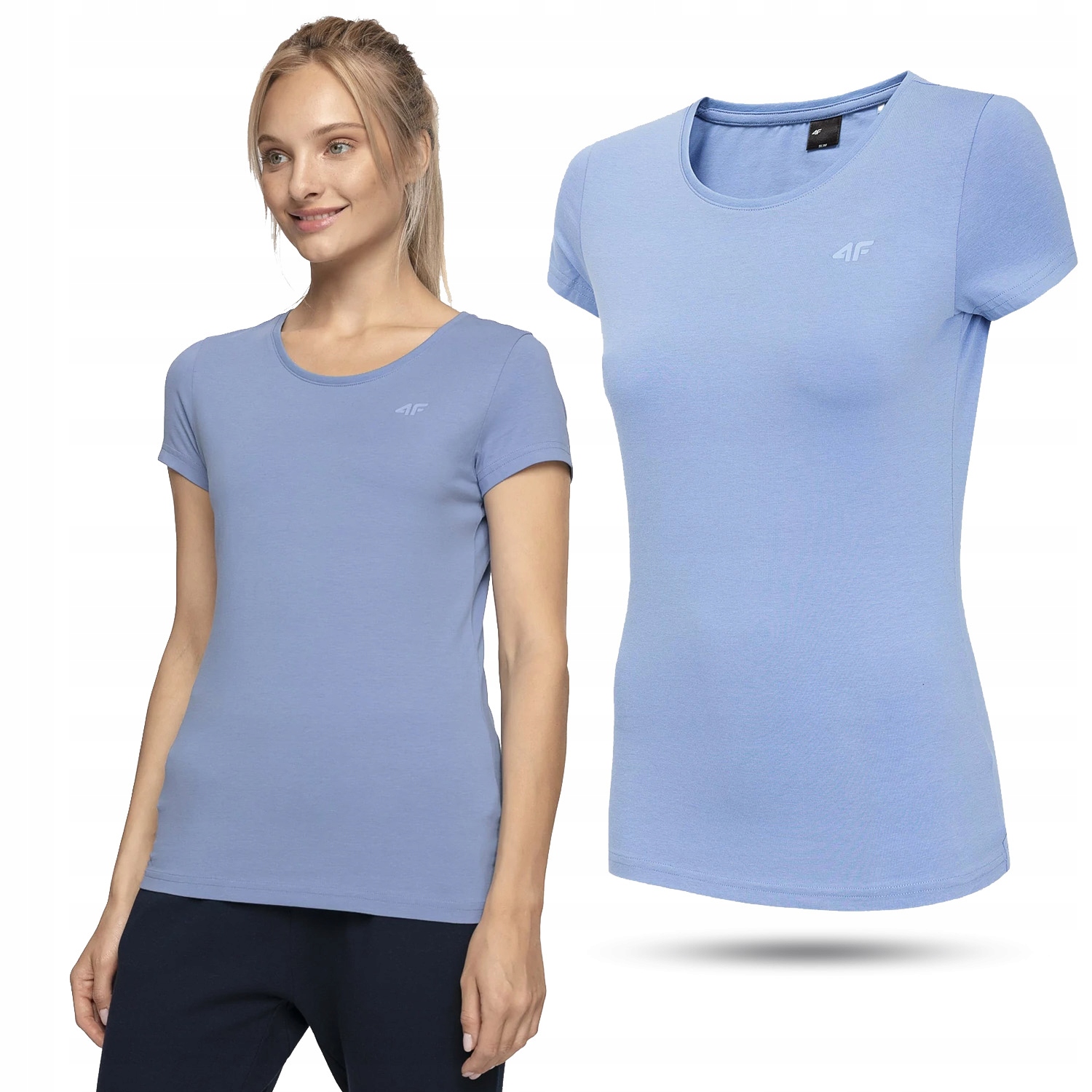 

Damska Koszulka 4F D4-TSD300 T-shirt Na Lato