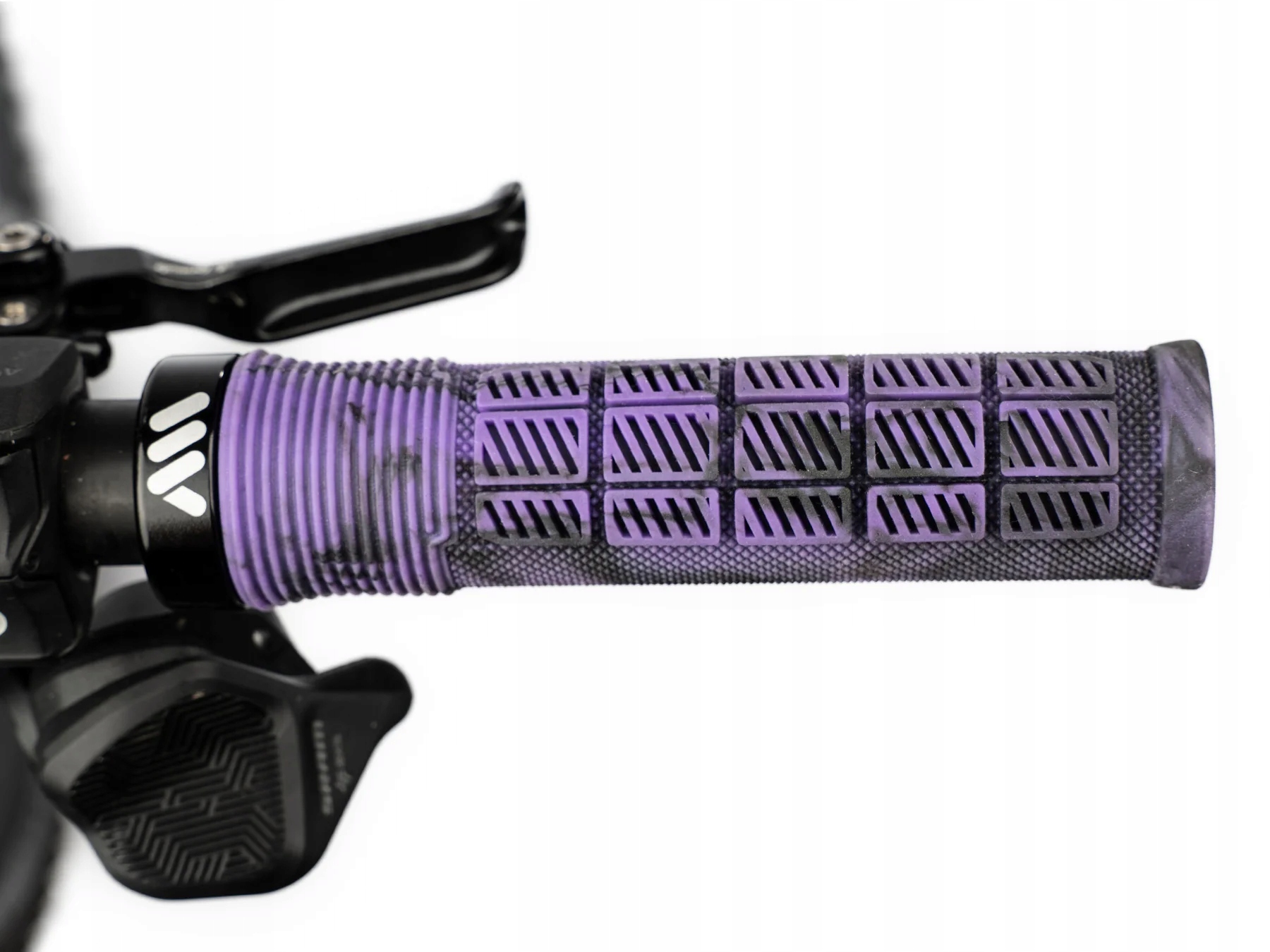 Manetki Chwyty Rączki Gripy Rowerowe Ams Rise Grips Purpurowy Camo