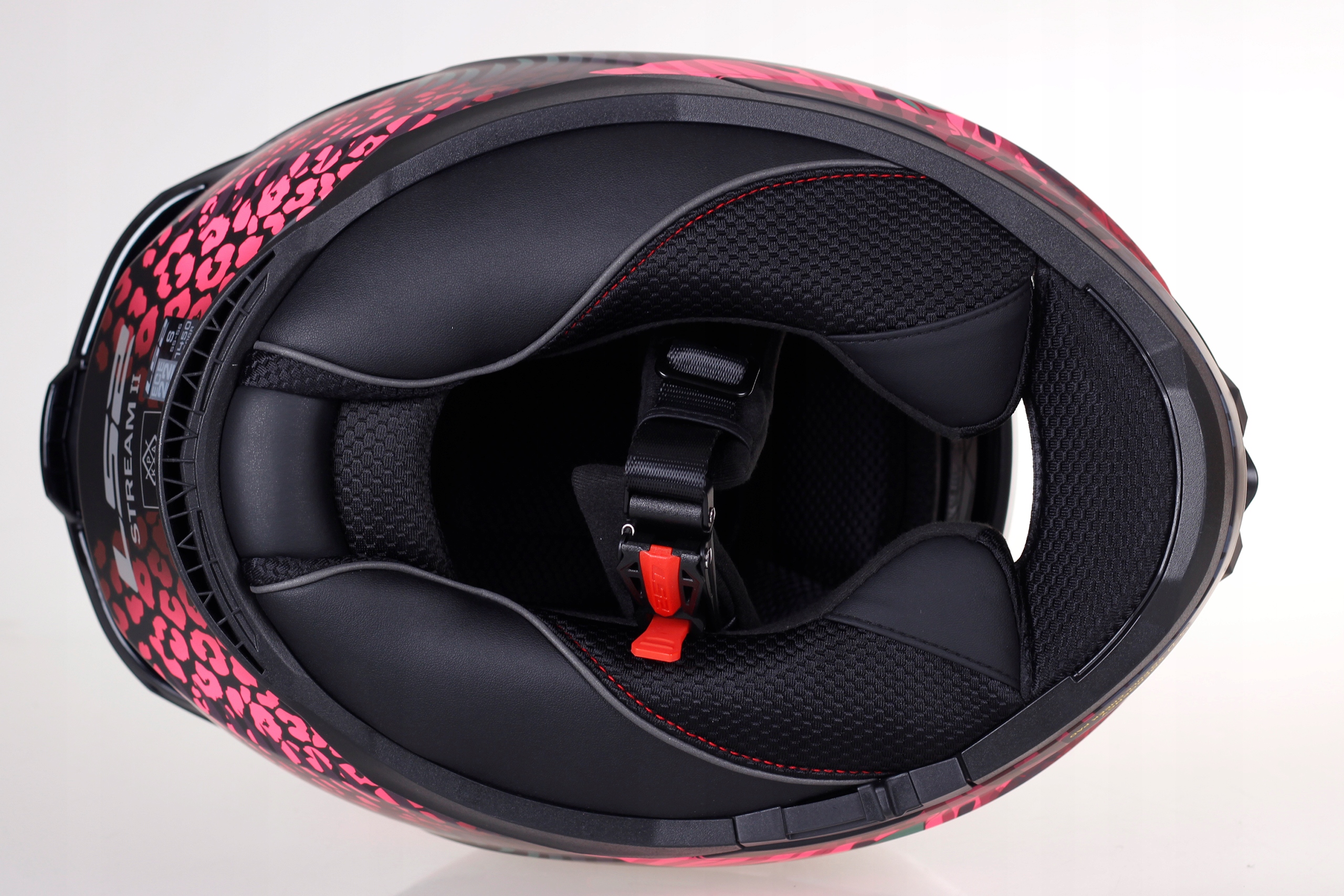 KASK MOTOCYKLOWY LS2 FF808 STREAM II system Pinlock Jungle Pink ECE 22.06 Rodzaj zapięcia mikrometryczne