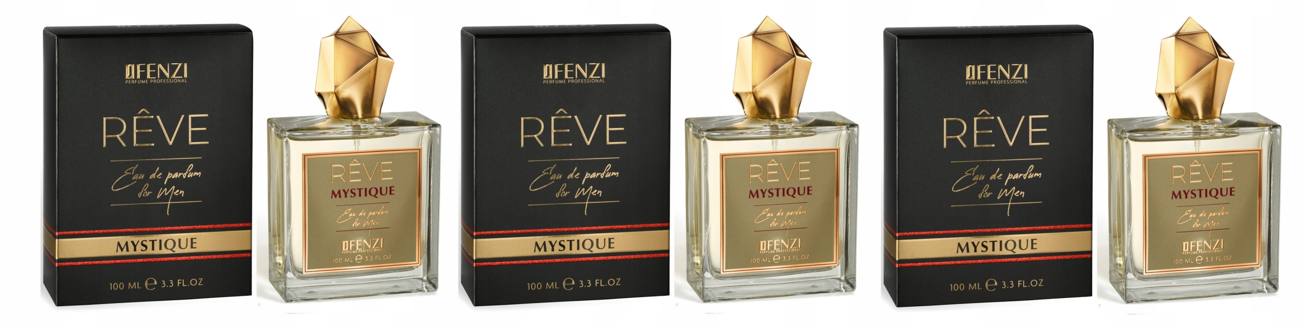 JFenzi Reve Mystique 3x100ml Edp Pro Muže