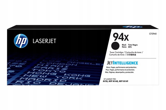 Originálny čierny toner Hp LaserJet Pro M118 Mfp M148 Mfp M149 94X CF294X