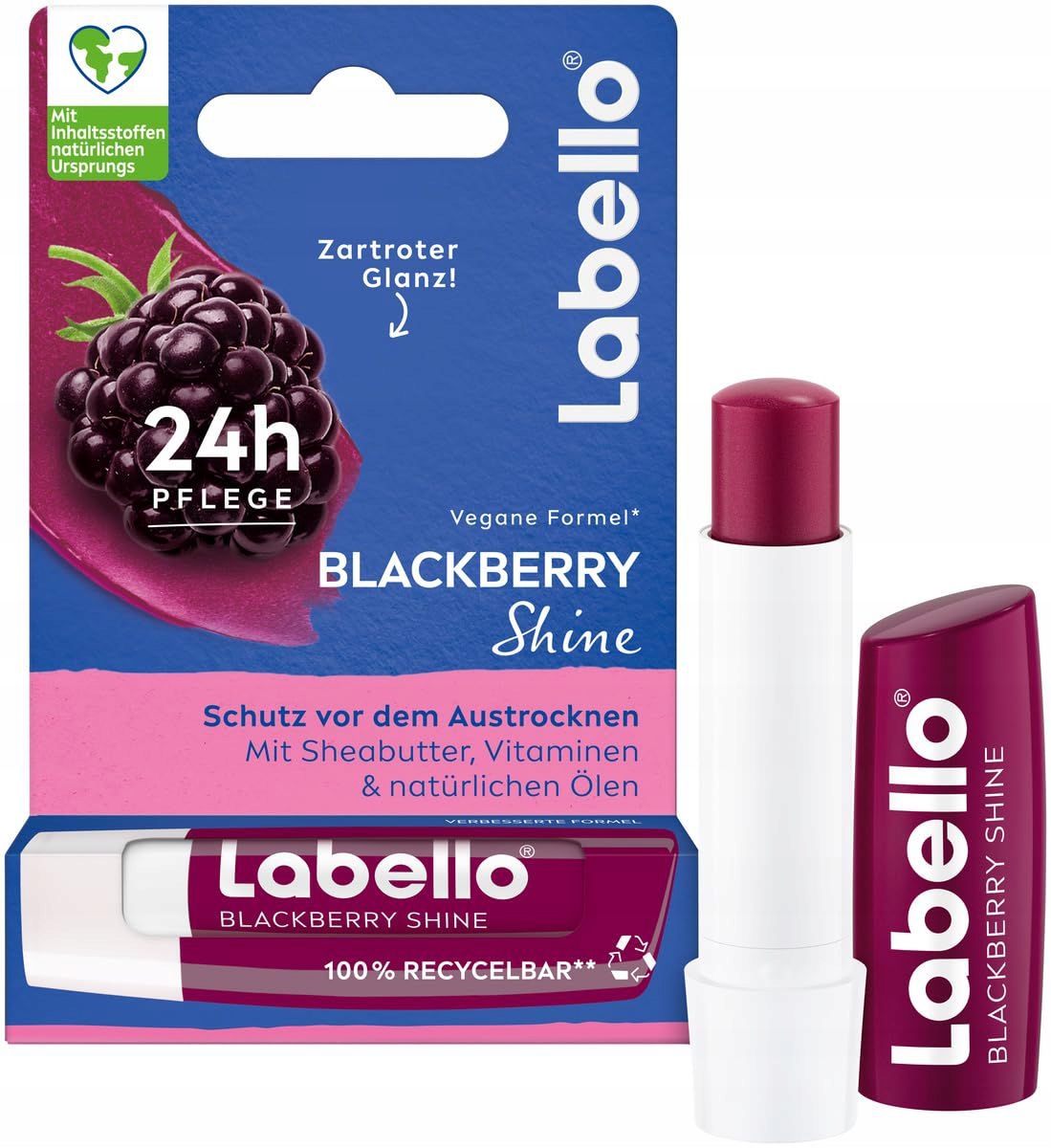 Labello Balzám Na Rty Blackberry Shine 4,5G