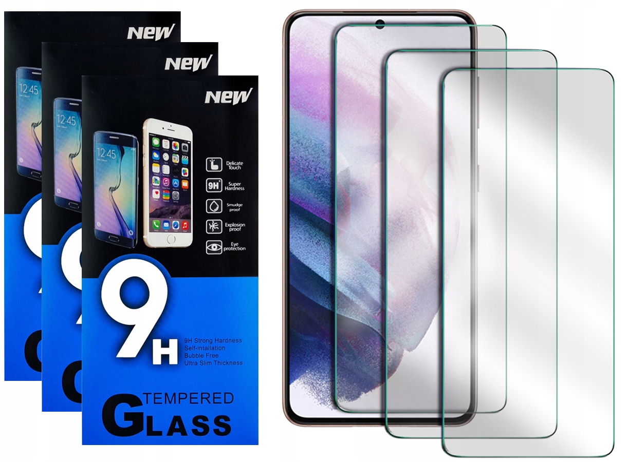 

Szkło Hartowane Szybka Do Samsung S21 3szt