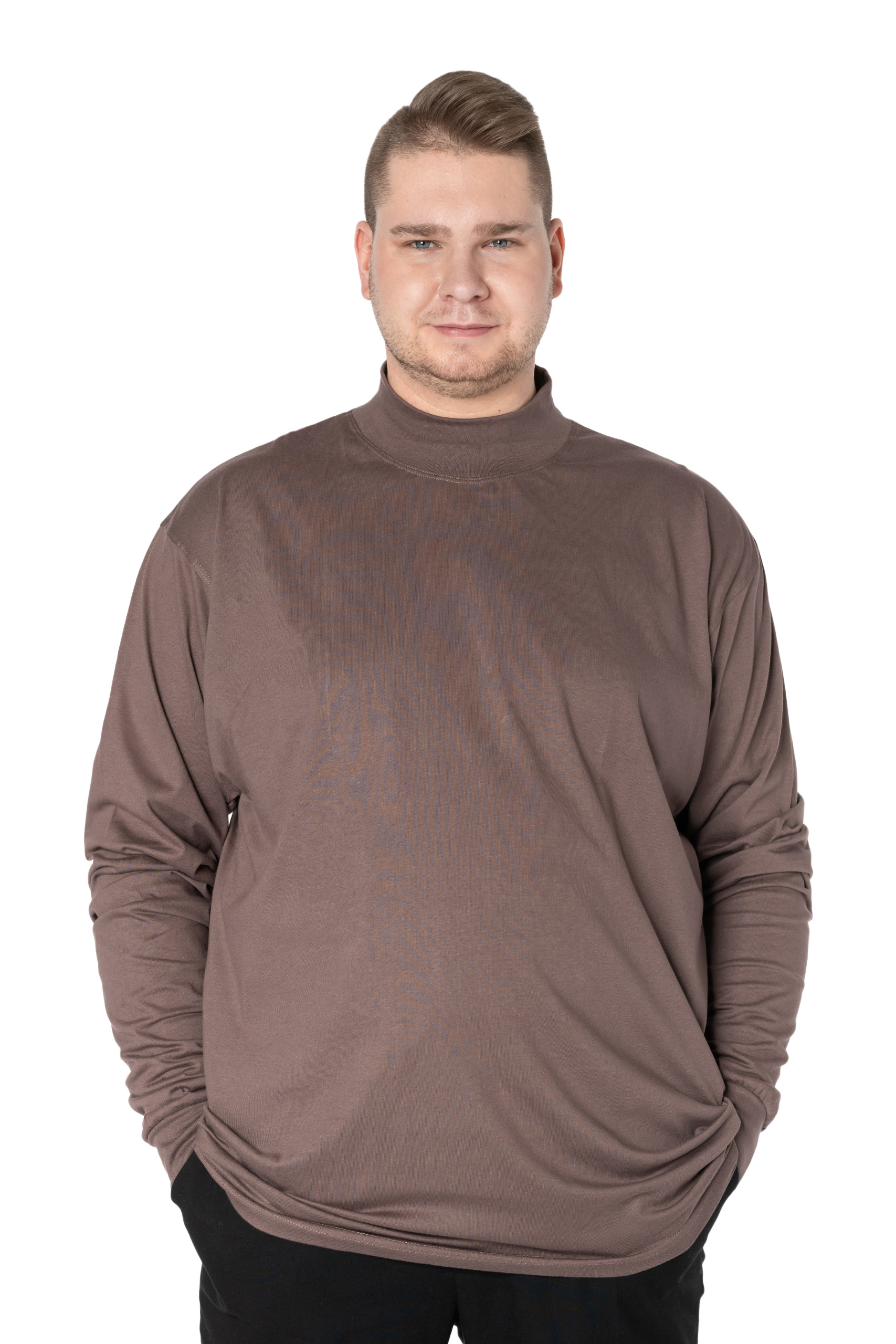

Duży Półgolf męski sweter golf Adam XXL brązowy