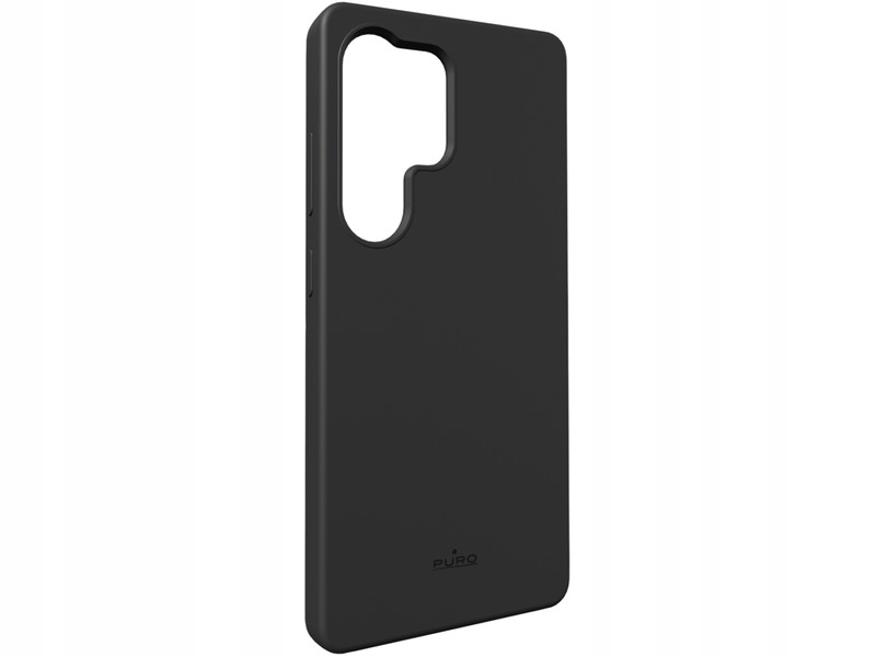 Etui silikonowe Puro Icon do Samsung Galaxy S25 Ultra czarne Puro