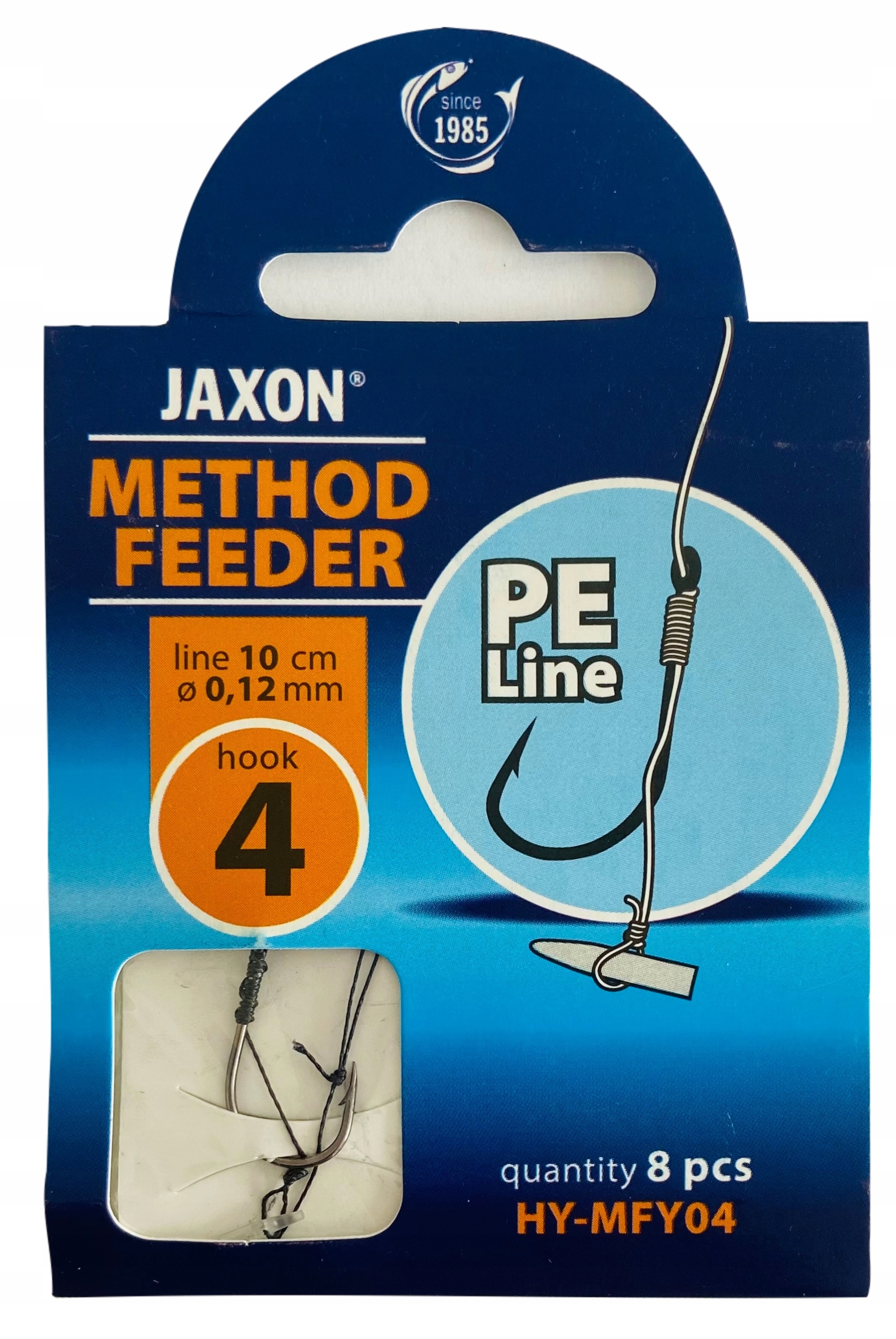 Haczyki Jaxon do Method Feeder Pe Line push stop 4