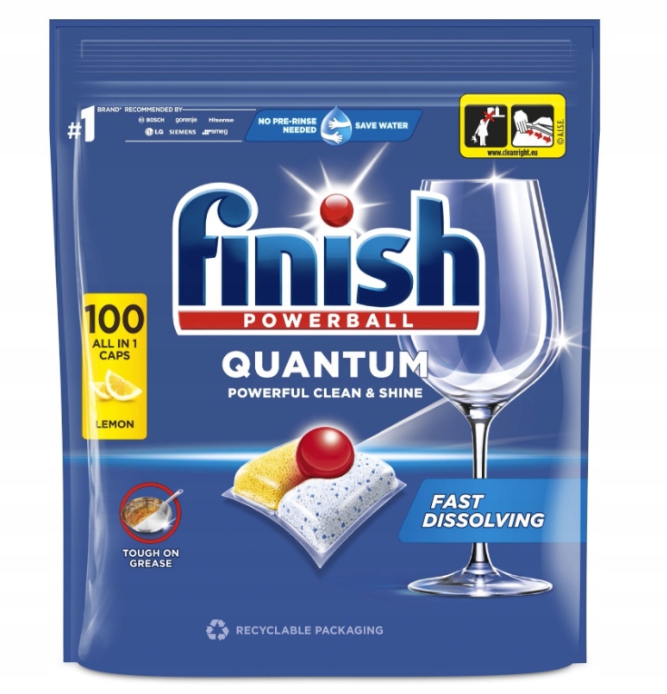 Levně Finish Quantum kapsle do myčky nádobí 100 kusů