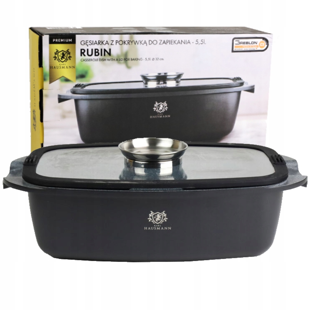 

Brytfanna Gęsiarka Granitowa 5,5L Indukcja Gaz