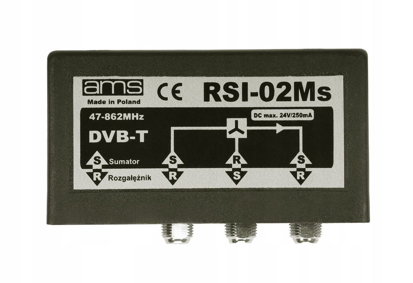 Rozgałęźnik sumator antenowy zewnętrzny RSI-02Ms