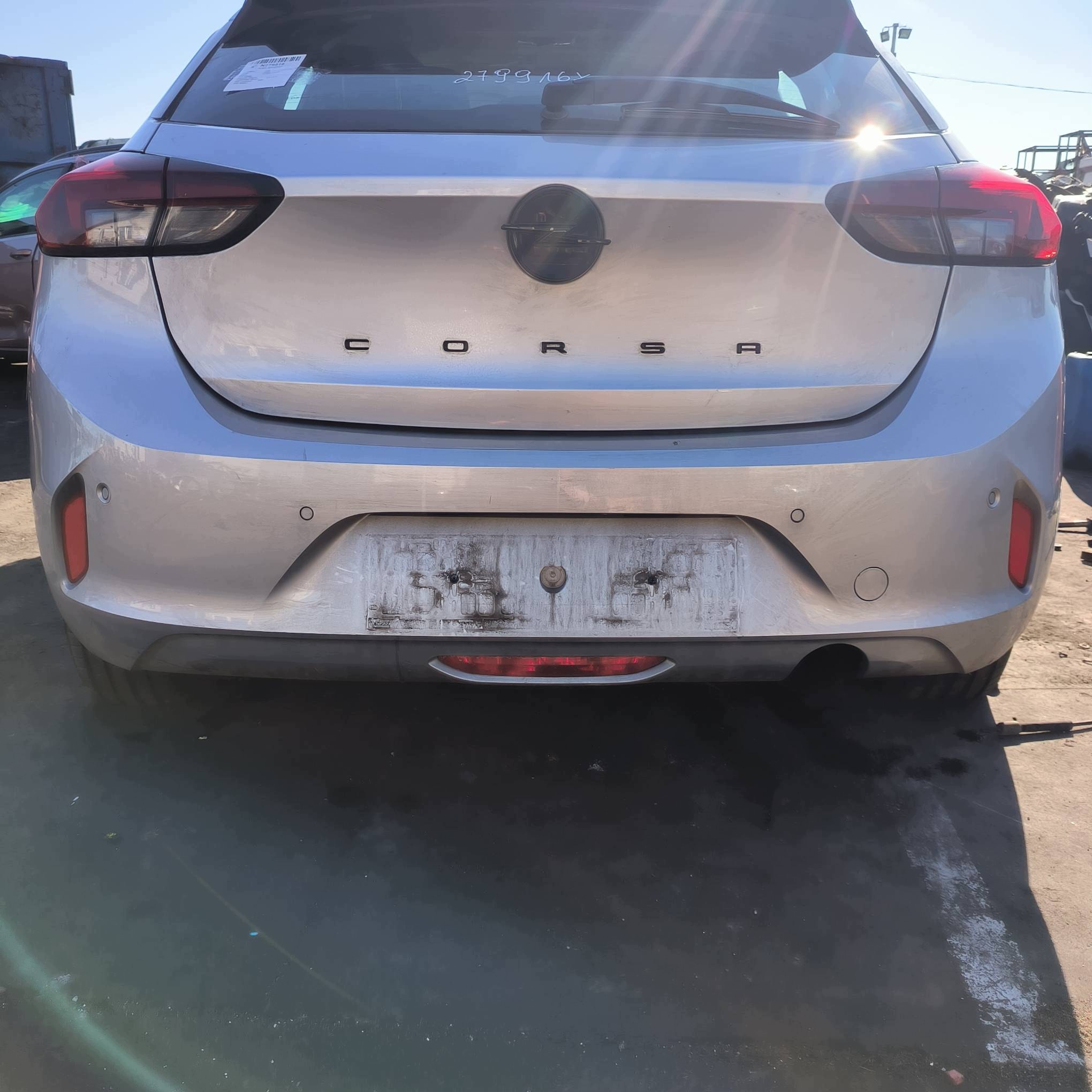 bumper rear part EZR OPEL CORSA F LIFT