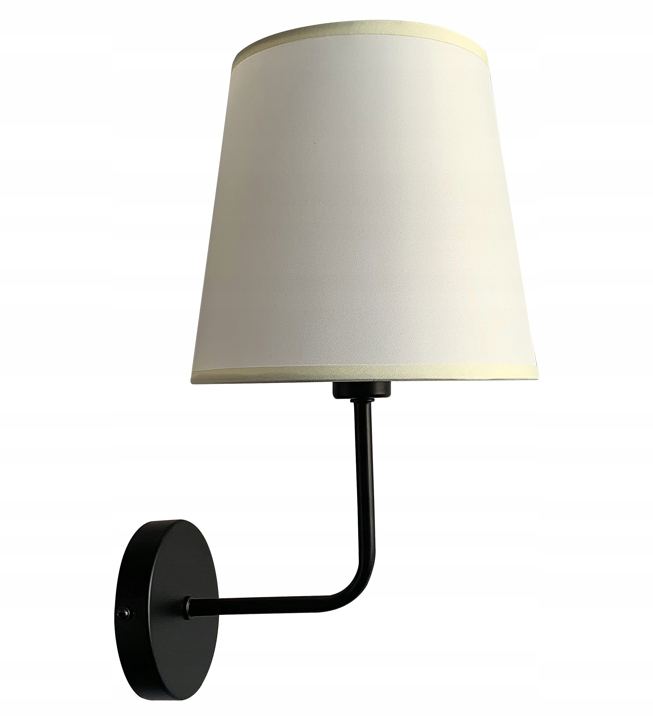 Nástěnná lampa Candellux béžová, černá E14 40 W