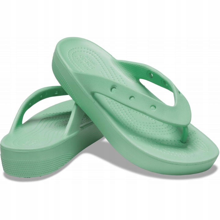 CROCS JAPONKI DAMSKIE NA PLATFORMIE WYGODNE KLAPKI NA WIOSNĘ LATO r. 38-39 Oryginalne opakowanie producenta folia