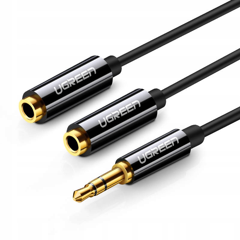 

Rozdzielacz audio Aux kabel jack 3,5mm Ugreen 25cm