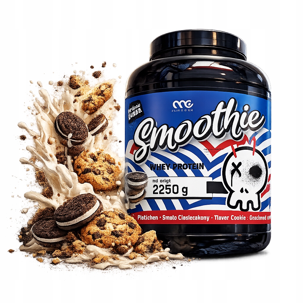 Muscle Clinic Smoothie Whey 2250 g protein Wpc 86 % bílkovin Sušenky
