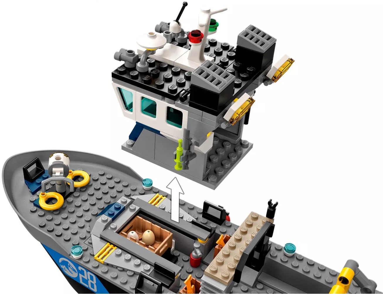 LEGO JURASSIC WORLD 76942 BARIONYKS I UCIECZKA Liczba elementów 308 szt.