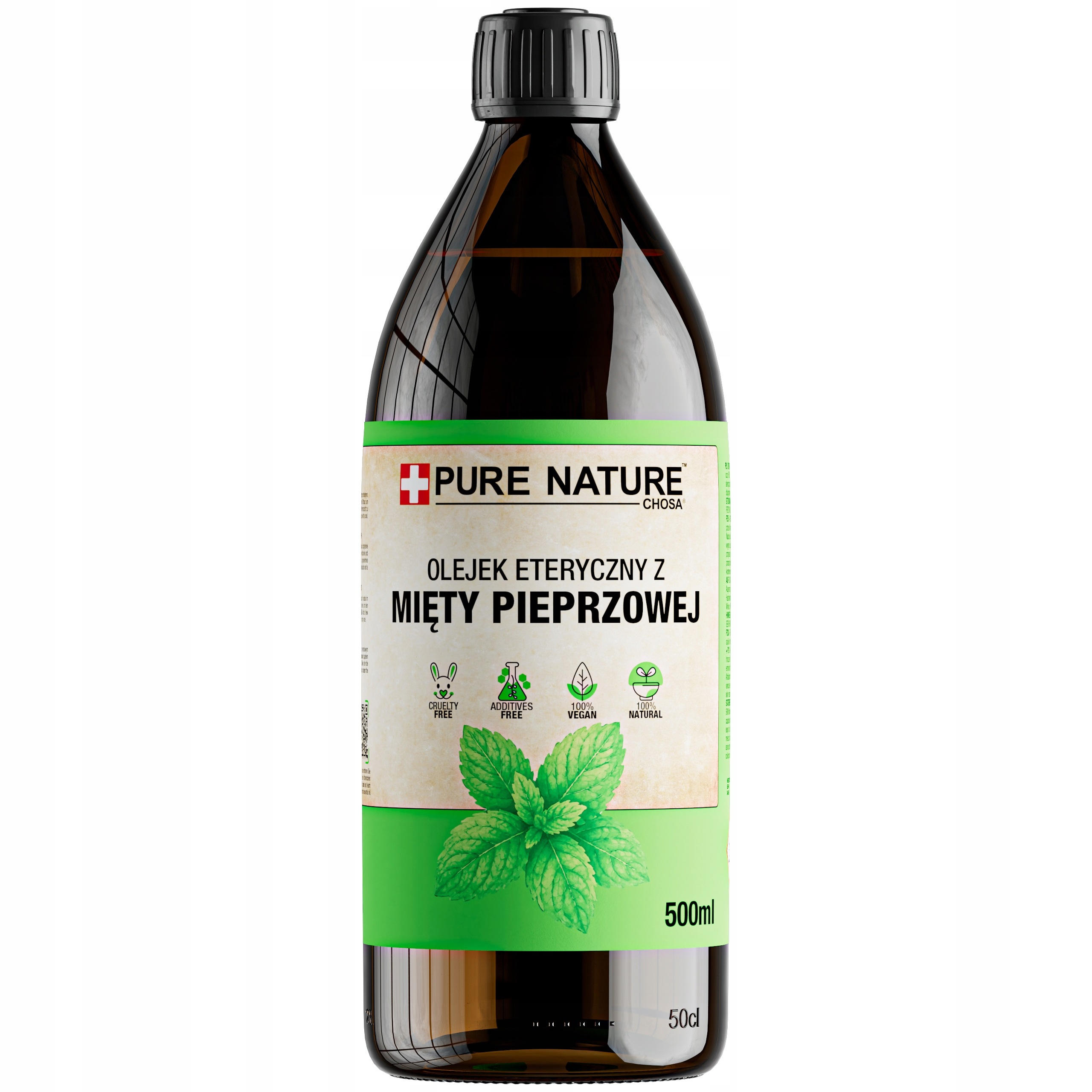 Olejek Miętowy Naturalny Eteryczny Z Mięty Pieprzowej 500ml 0,5L