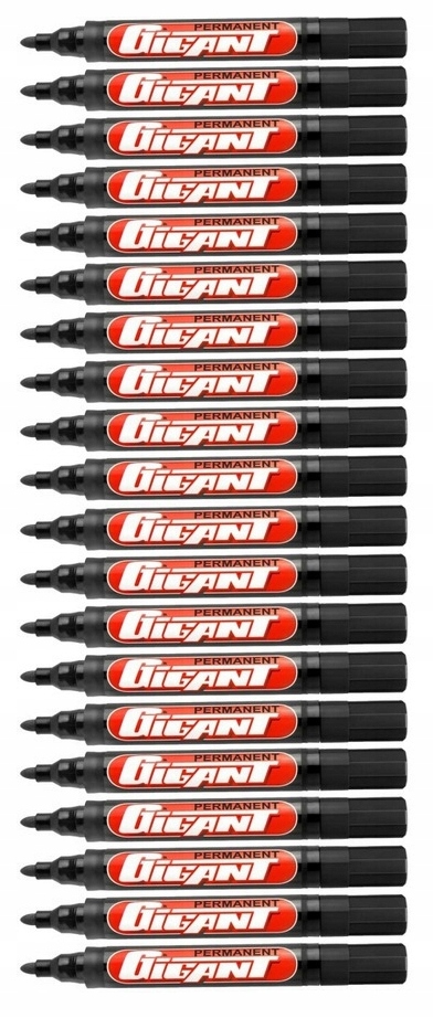 

Marker Permanentny okrągły Kamet Gigant Czarny x20