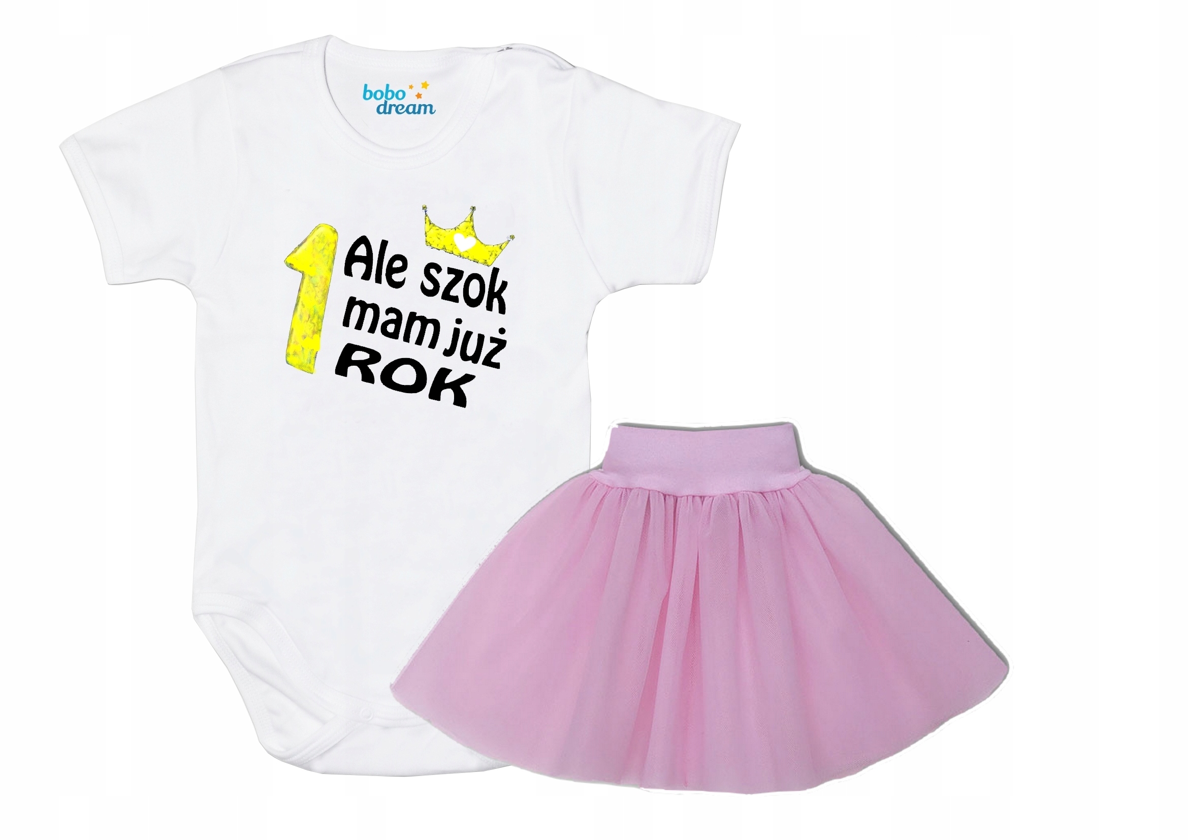 

Zestaw body spódniczka Urodziny Mam Roczek 86