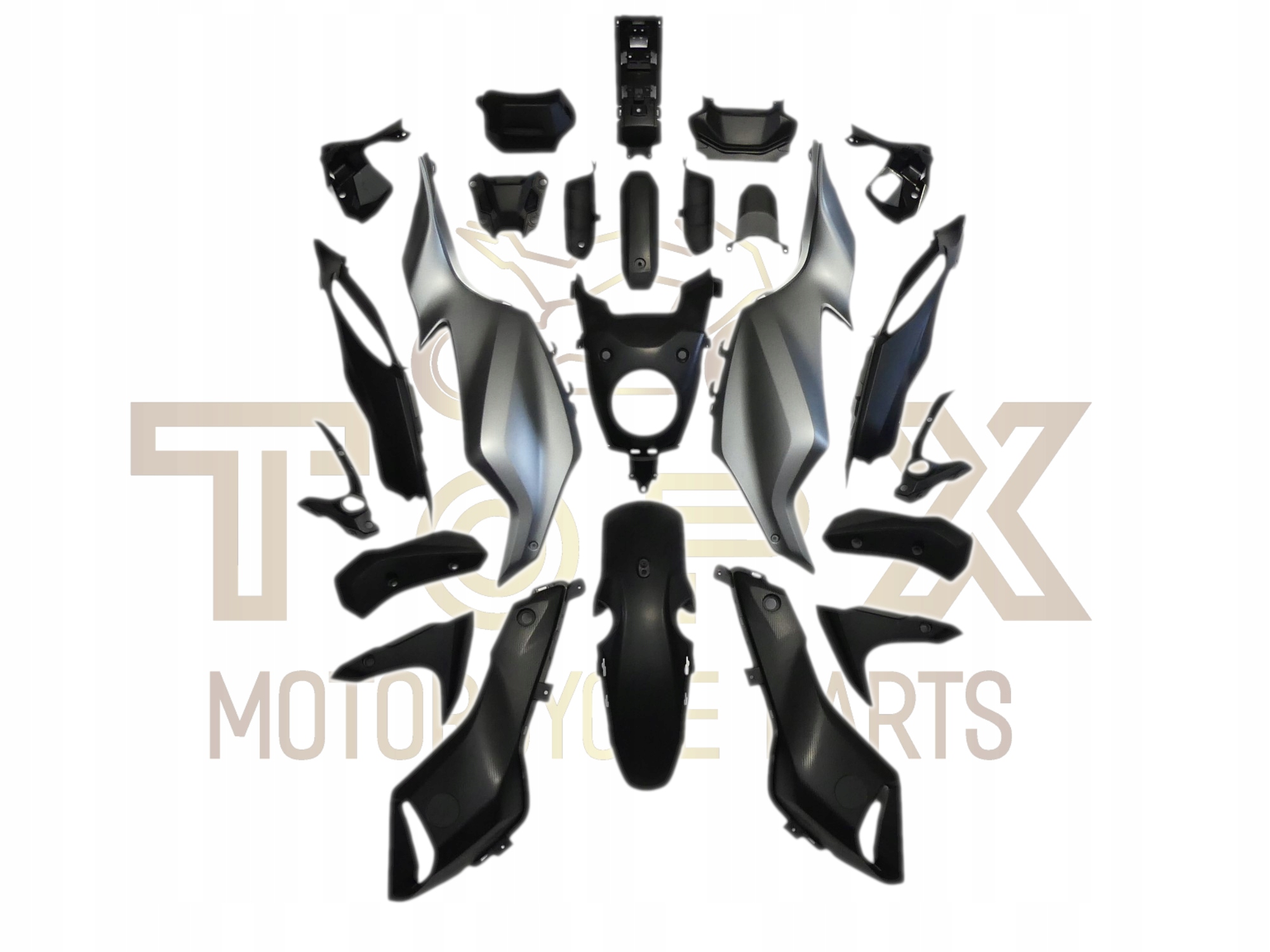 Yamaha MT07 14 -17 sada krytek těla blatníku bok TopX