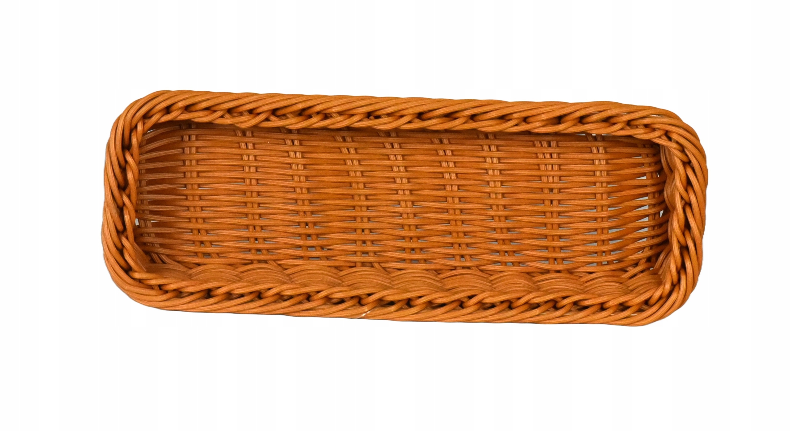 KOSZYK RATTANOWY NA SZTUĆCE BRĄZOWY SZRON 27x10 CM Marka Szron