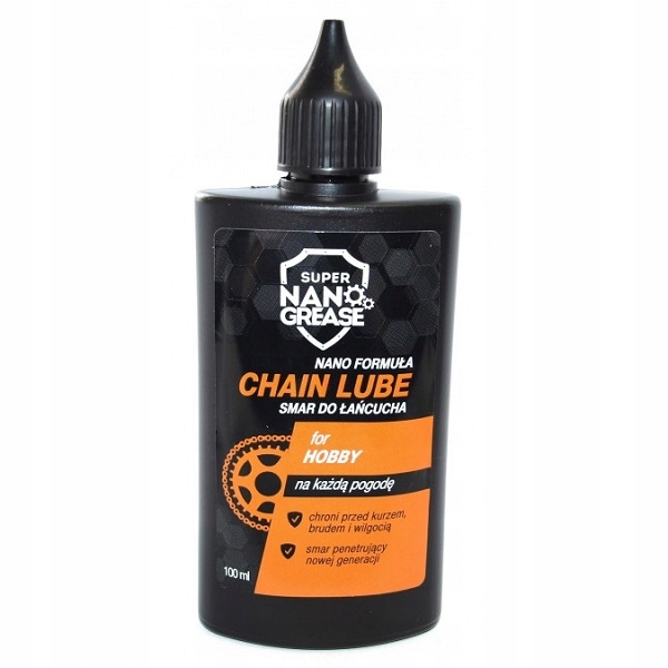 Smar olej do łańcucha na rower Nano Protech 100ml