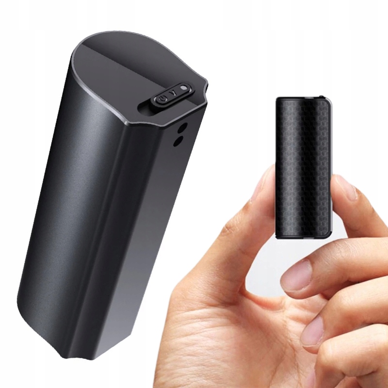 MINIATUROWY MAŁY DYKTAFON PODSŁUCH SZPIEGOWSKI DETEKCJA Z MAGNESEM