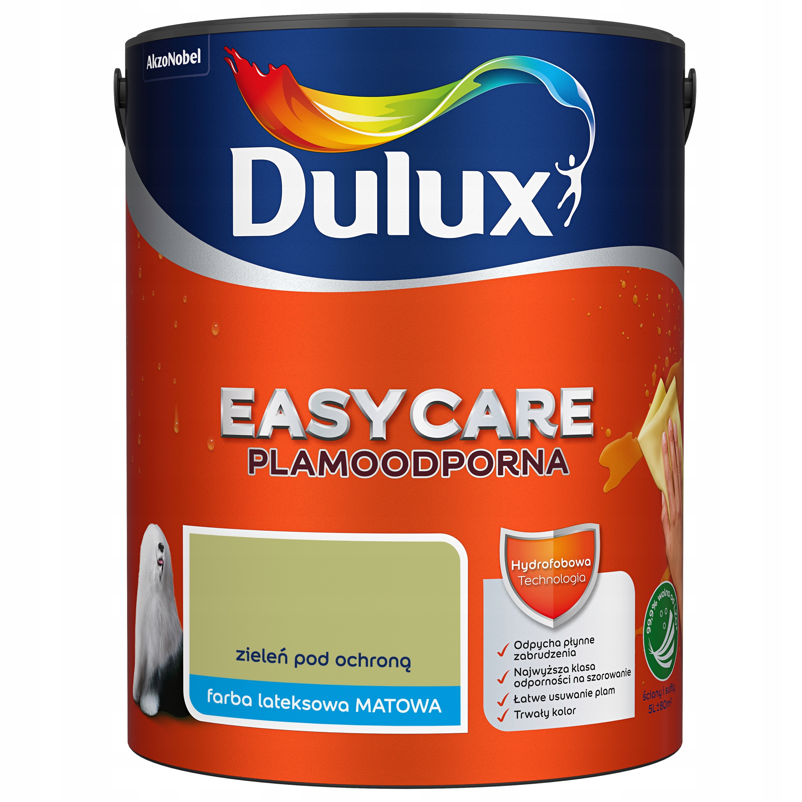 Farba Dulux Easycare- zieleń pod ochroną, 5l