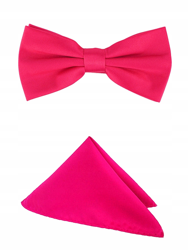 

Mucha i Poszetka Chusteczka Komplet Amarantowy