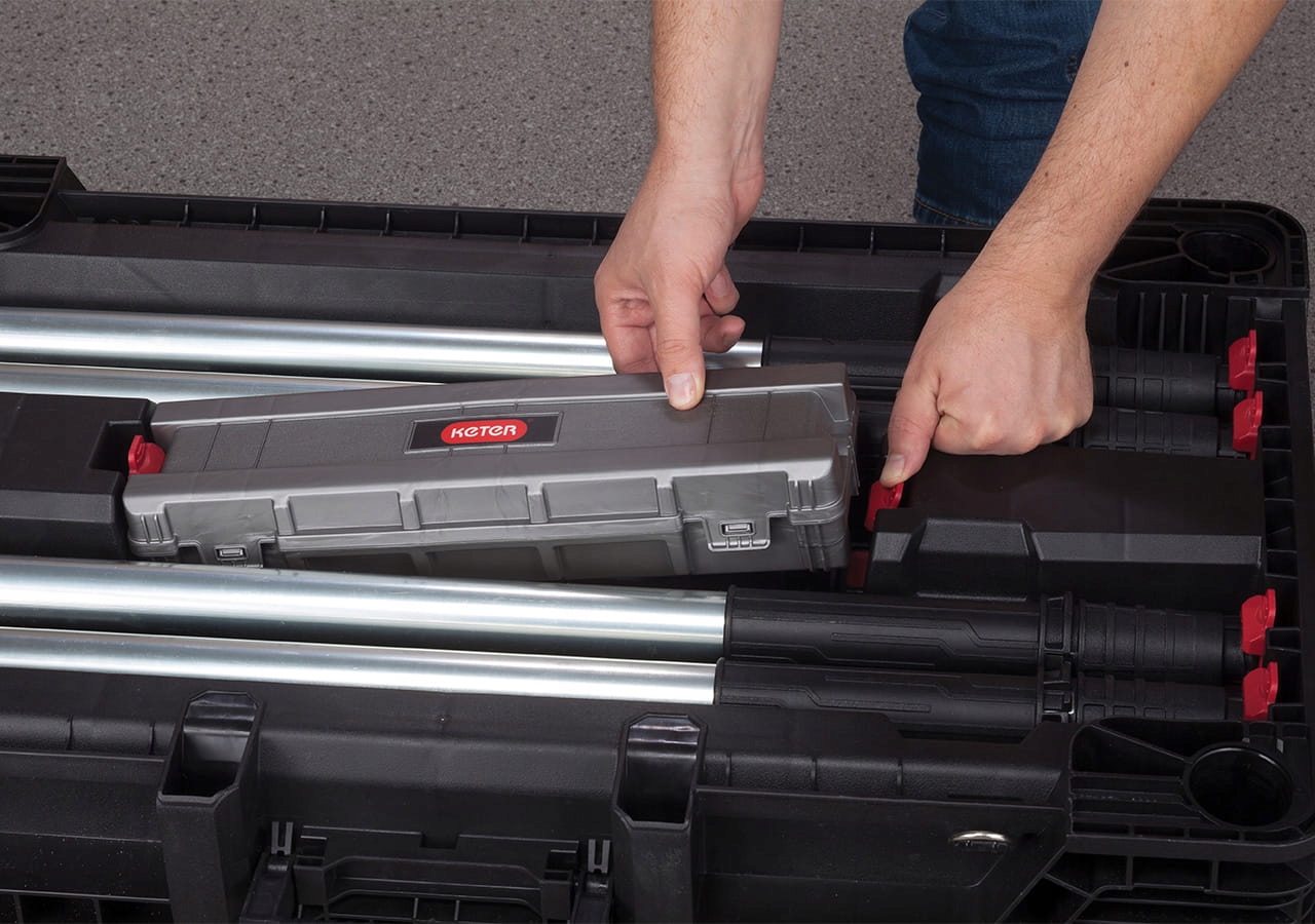 Stół warsztatowy składany Jobmade Szerokość produktu 88 cm