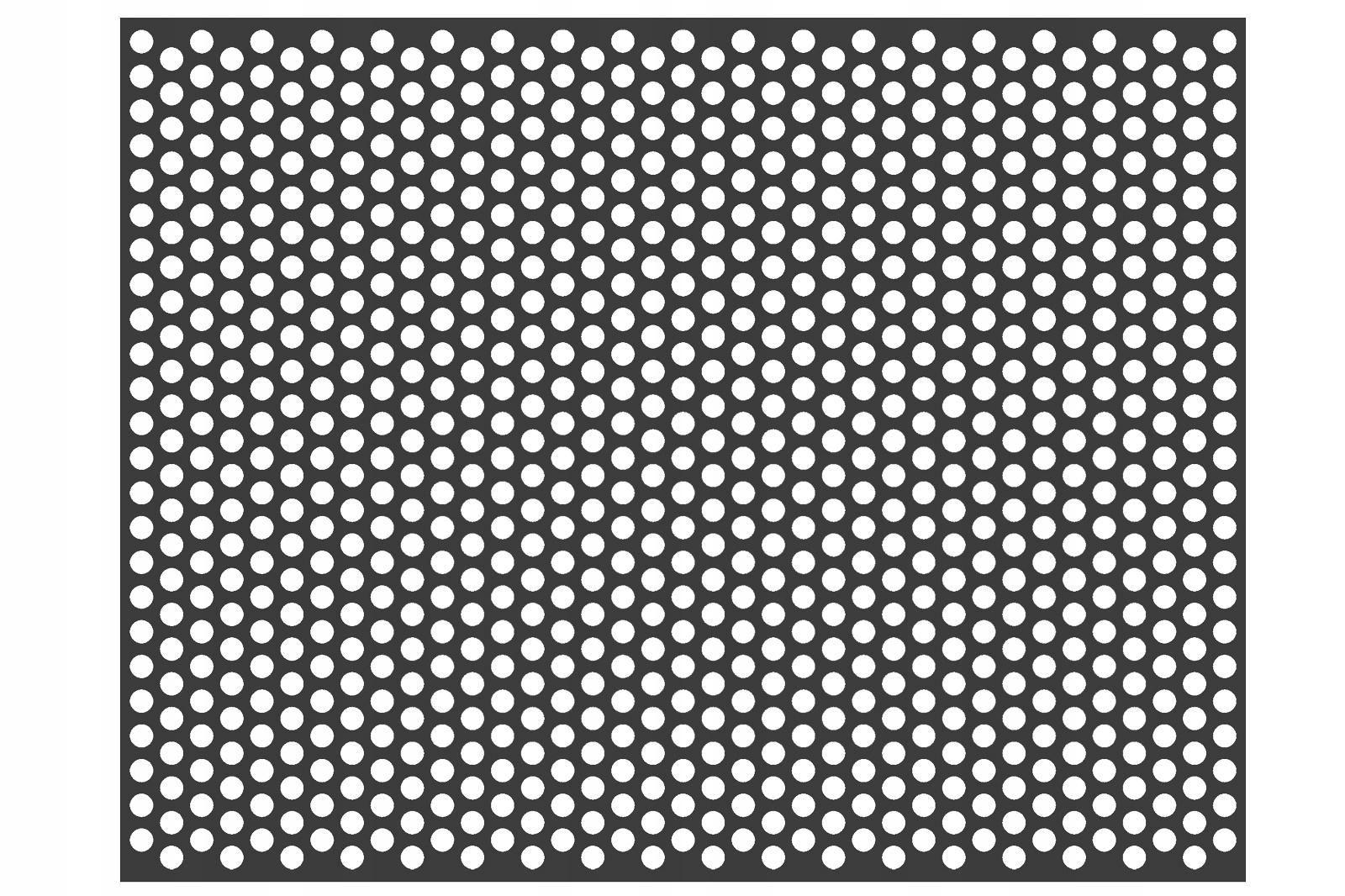 BLACHA PERFOROWANA SITO 200 x 200 2,0 mm 4 - 6 Grubość 2 mm