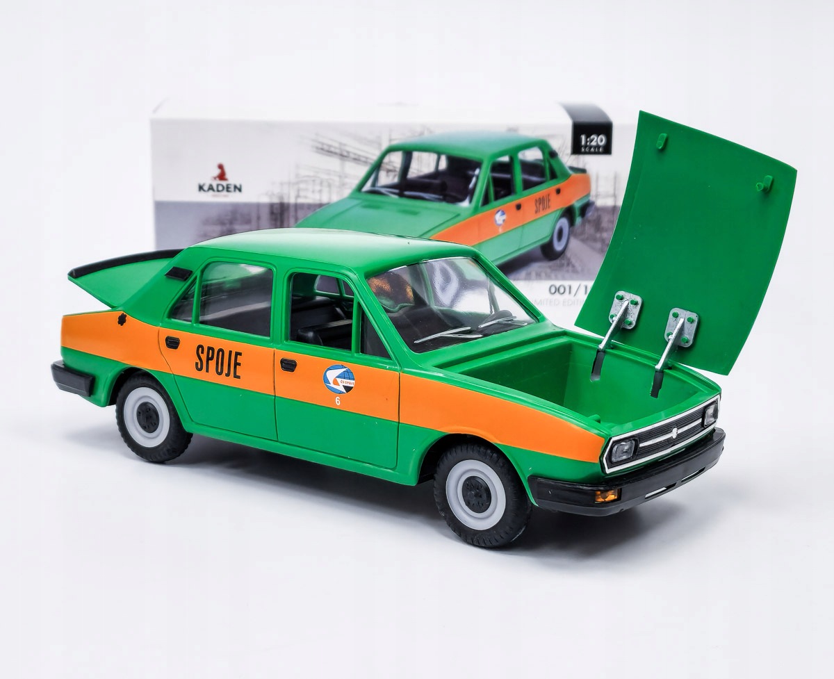 Retro Škoda 120 L Spoje zelená Kaden 1:20