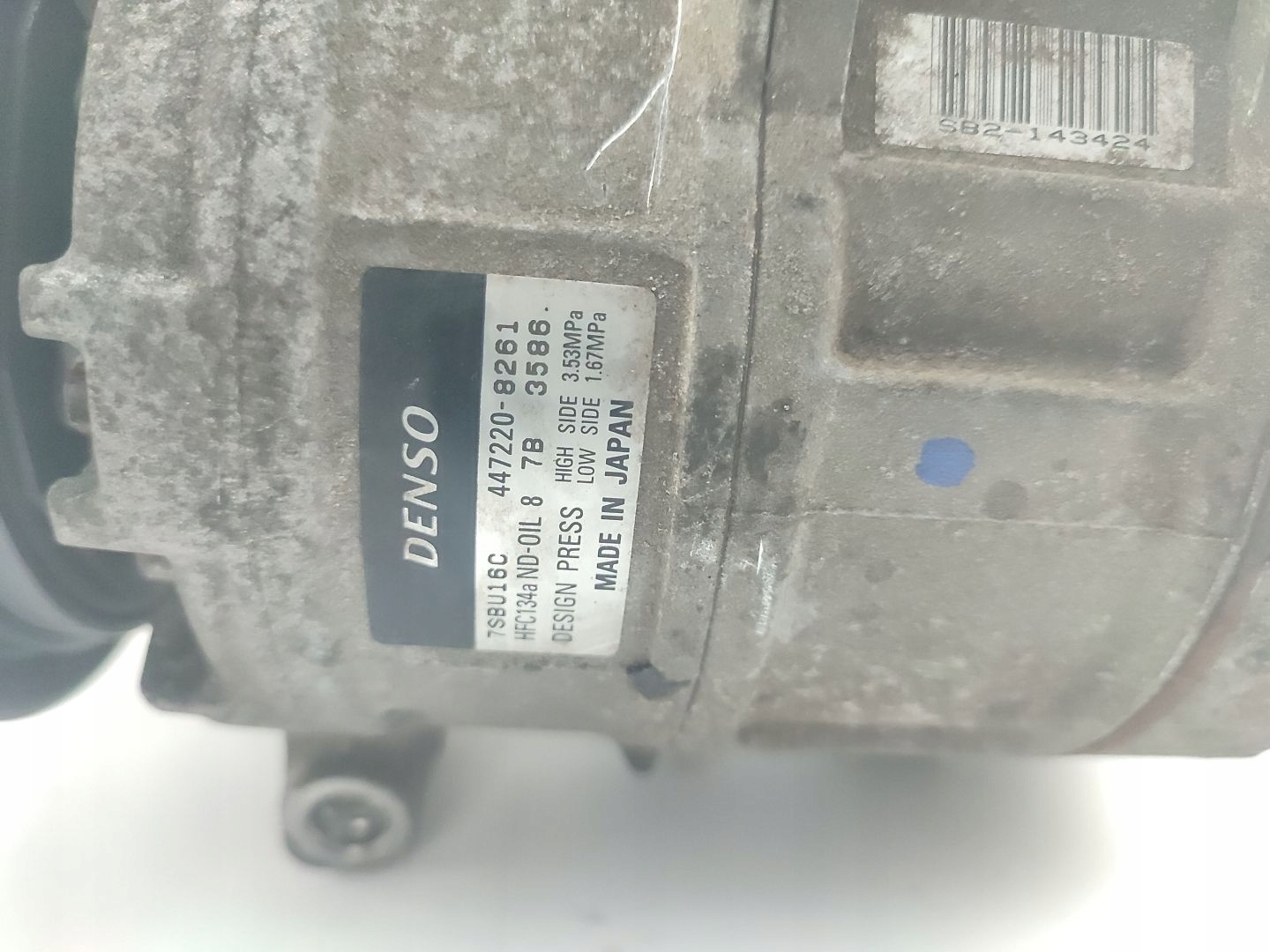 Klimakompressor klimaanlage PORSCHE BOXSTER S 986 -2004 3.2 252KM 447220-8261