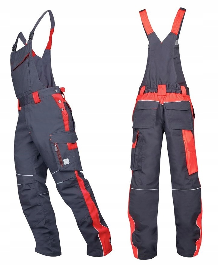 Pracovní kalhoty Elastické postroje Ardon Neon