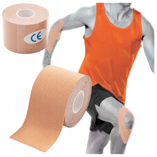 

Taśma Tejp Kinesiotaping Tape Tejpy Plastry Mocny