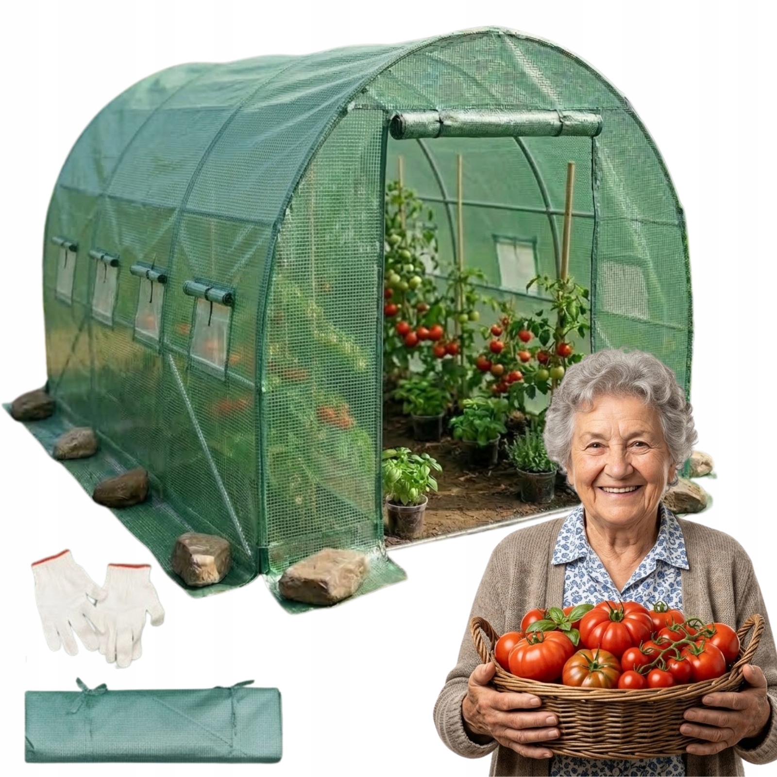 Zahradní fóliovník Vayu 4 x 2,5 m pro pěstování