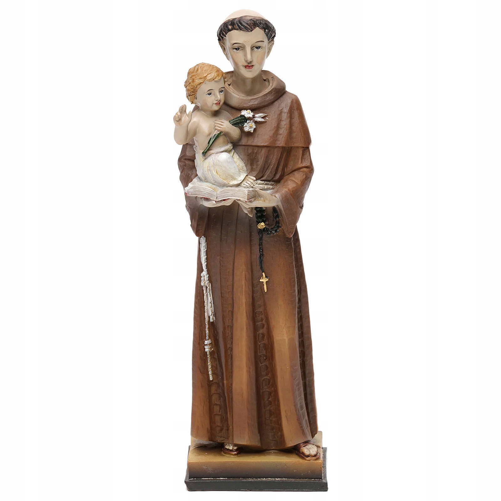 Figurka Svatý Antonín Paduánský Patron Dětí Ztracených Věcí výška 20,0 cm