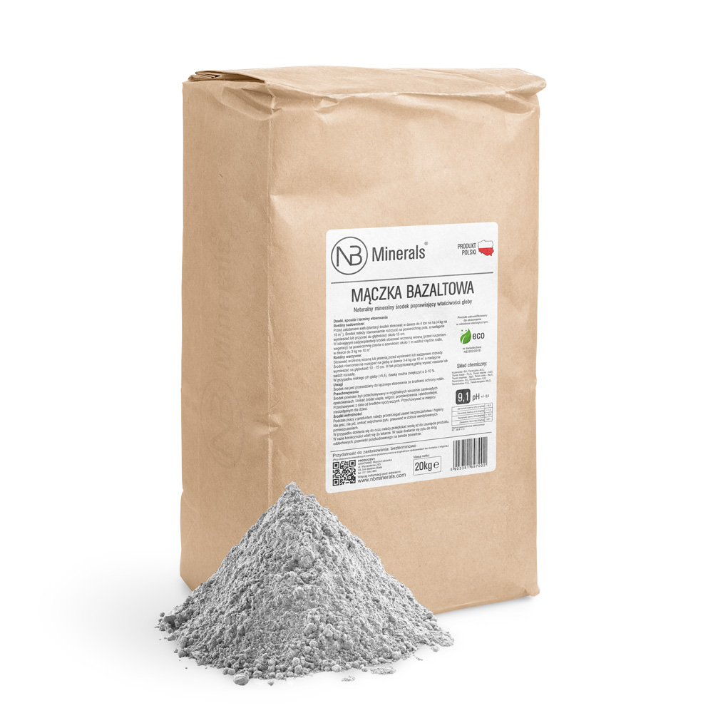 

Bazalt Powder mączka skalna mineralna 20kg