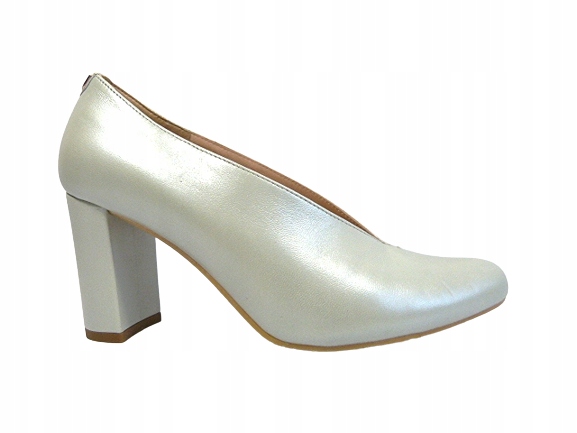 Boty Sala 36,5 mátově metalické kožené Bu