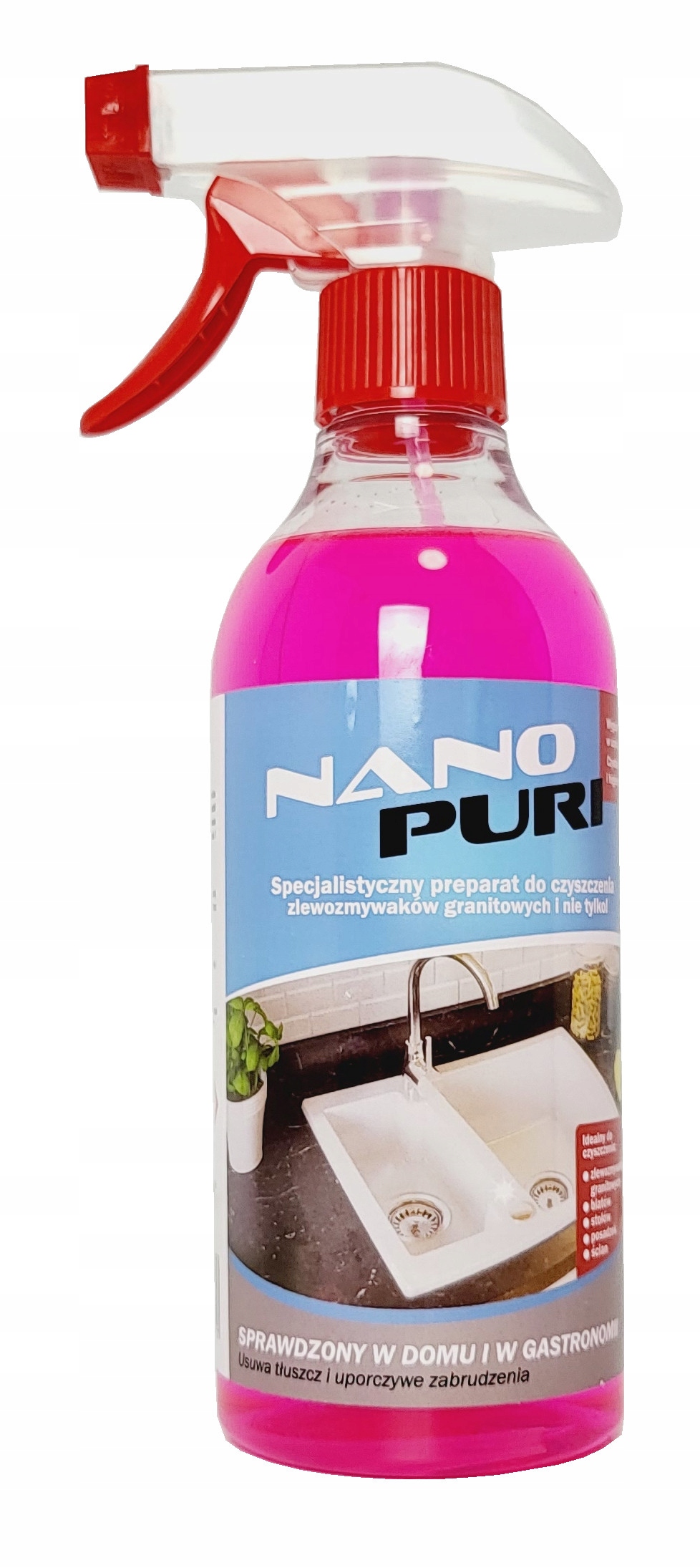 

Nanopuri płyn do mycia zlewozmywaków granit