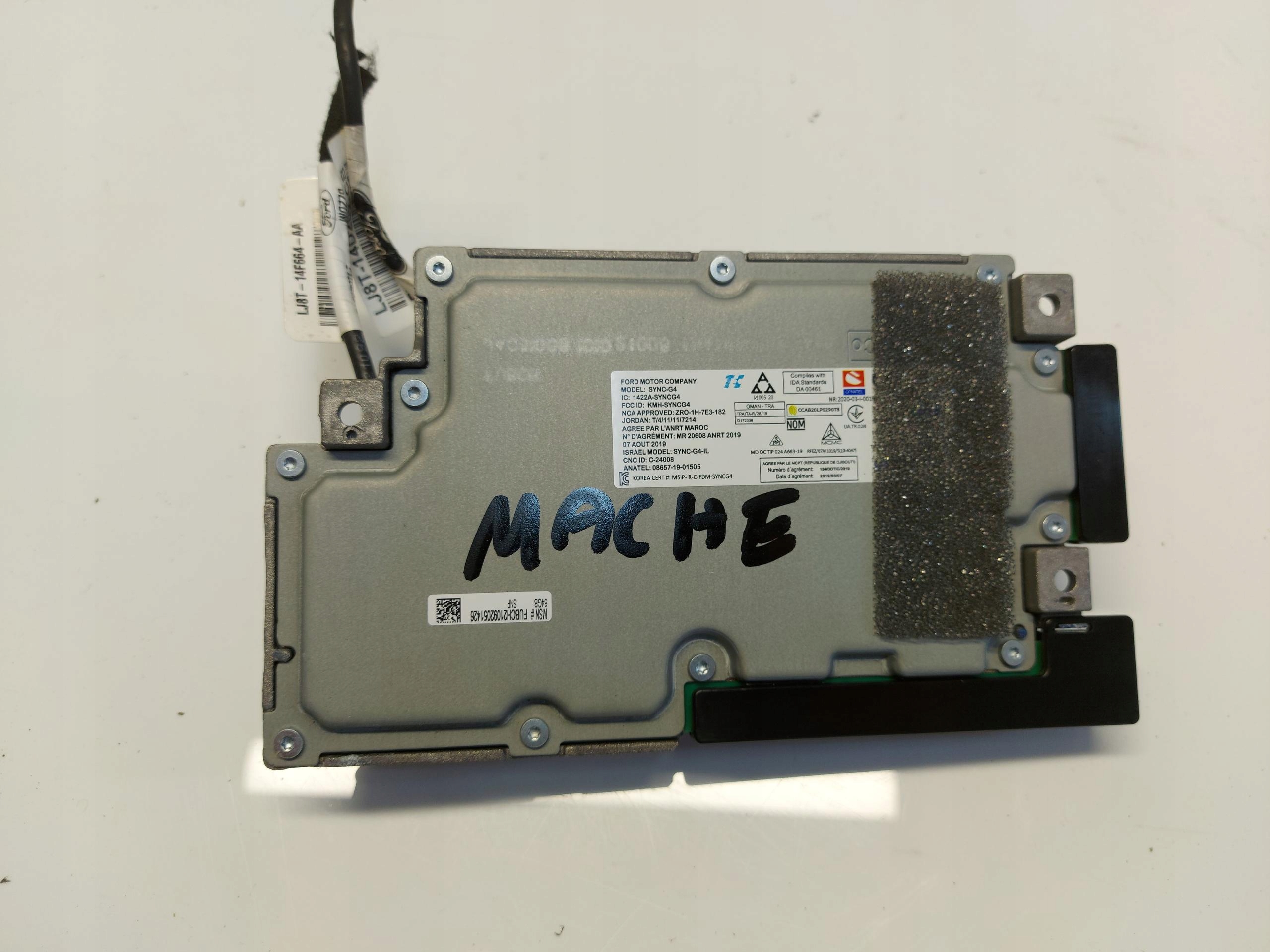 Ford Mustang Mach-E module navigation devices LJ9T-14G670-BHR