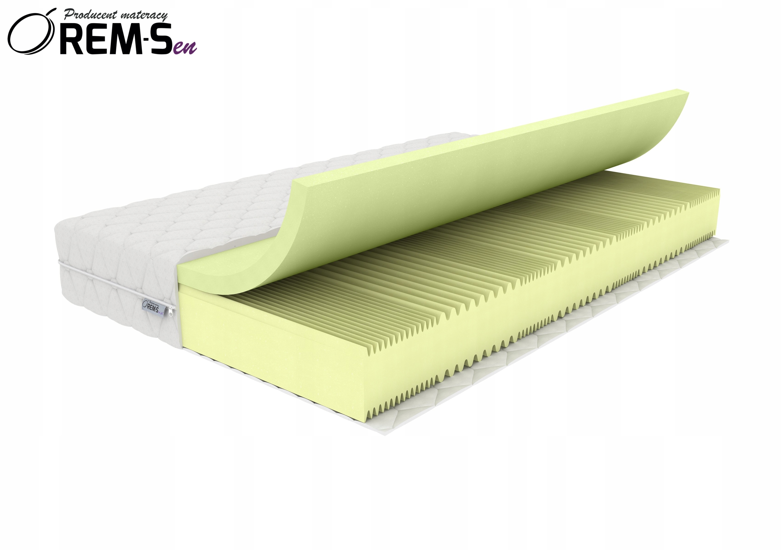 Materac 100x200 21cm 30kg/m3+Visco/Memo H4 Twardy EAN (GTIN) 5904405391174