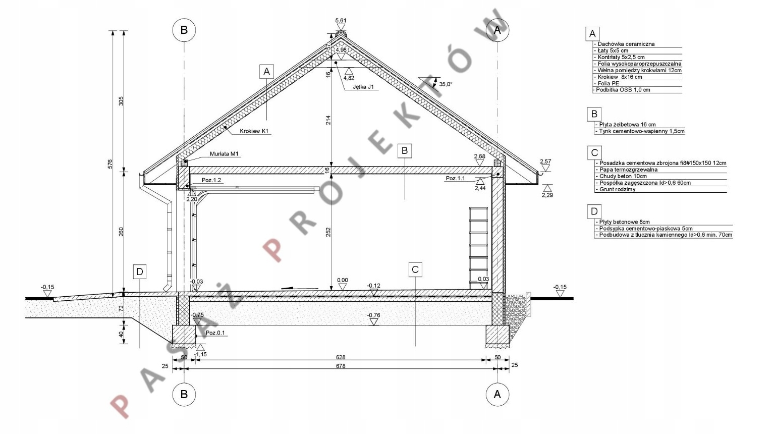 PROJEKT GARAŻU DWUSTANOWISKOWEGO G2052 Marka inna