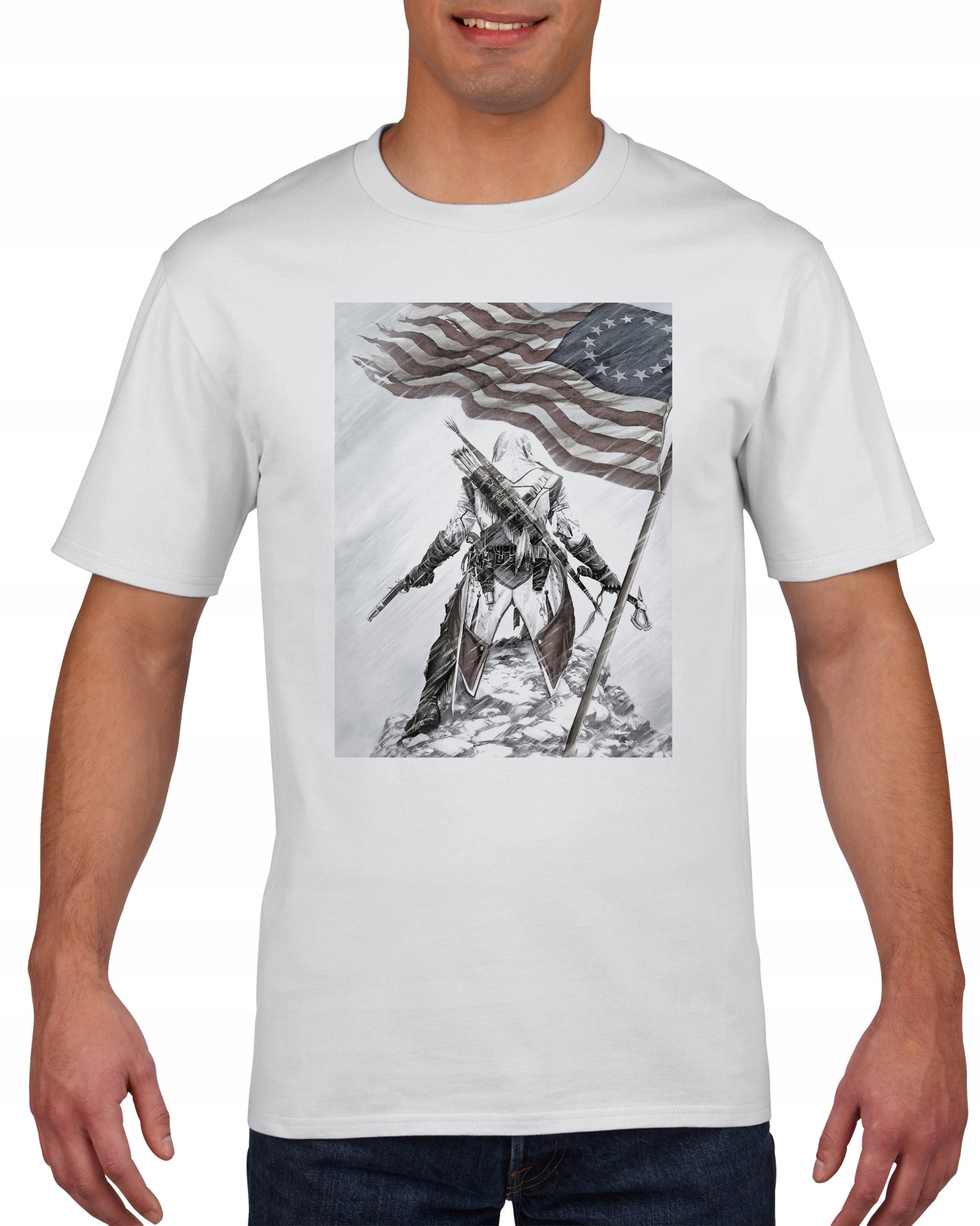

Koszulka męska Assassins Creed III L