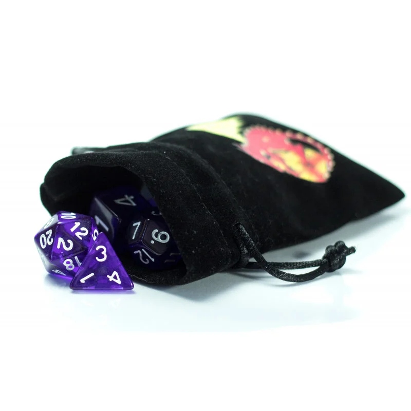 KLEJNOT KORONY ZESTAW 7 PRZEZROCZYSTYCH KOŚCI RPG Producent RGFK