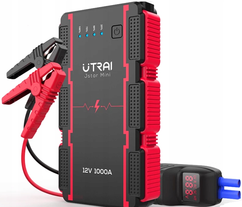 Jump Starter SAMOCHODOWY 1000A Rozrusznik LATARKA Producent code Power bank restarter do AUTA