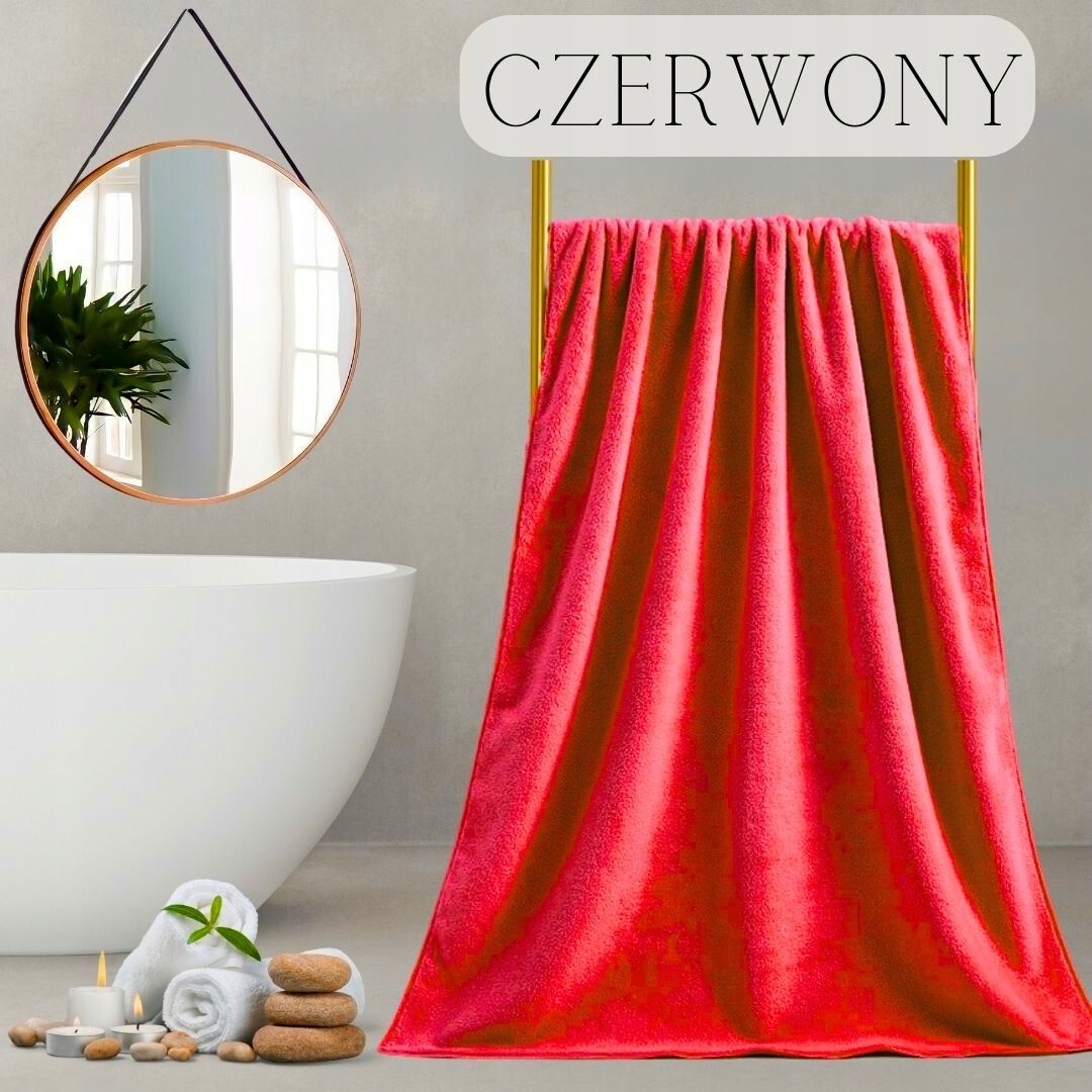 RĘCZNIK KĄPIELOWY 50X100 SZYBKOSCHNĄCY Z MIKROFIBRY RĘCZNIKI MEGA CHŁONNY Marka RoomTime